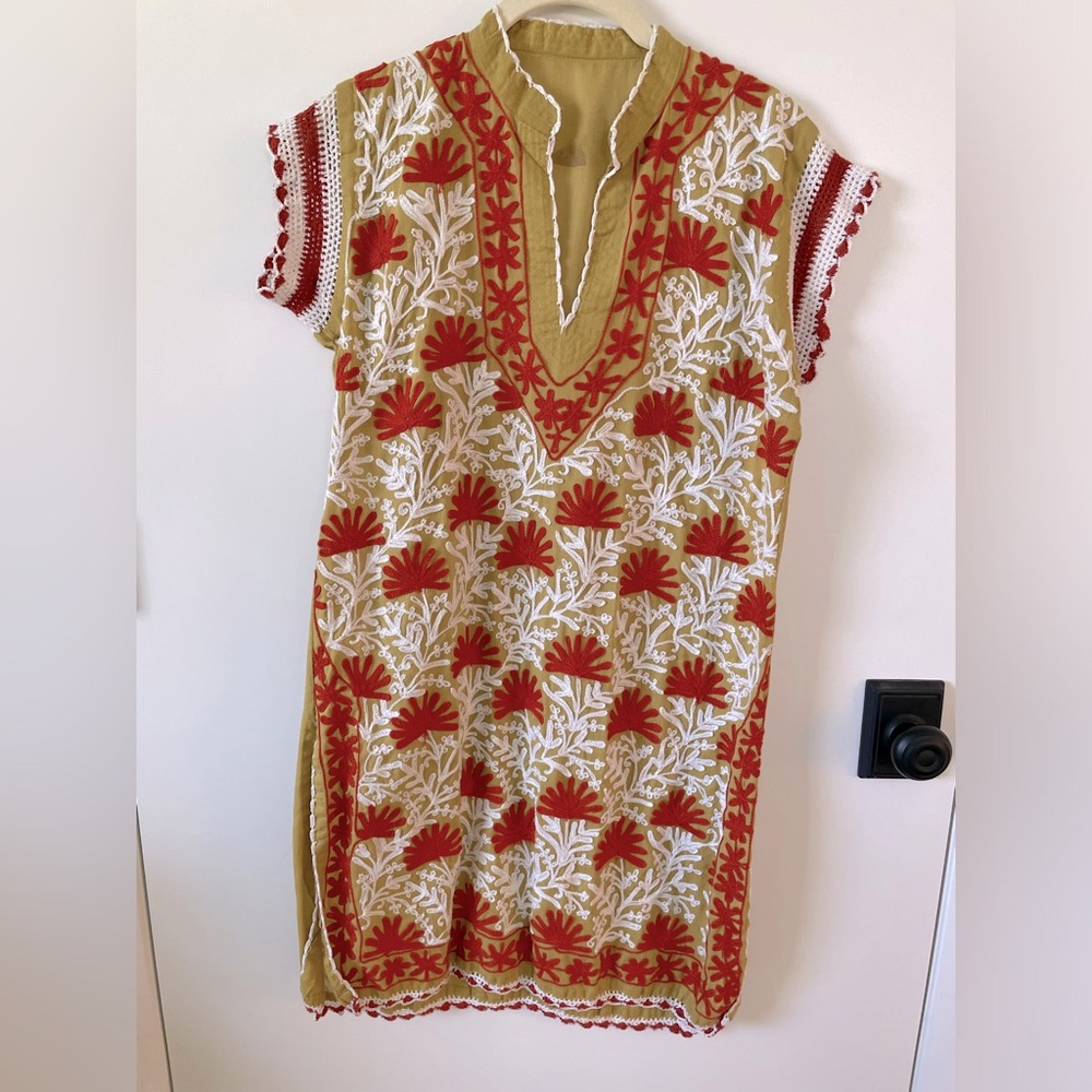 Indian embroidered tunic dress